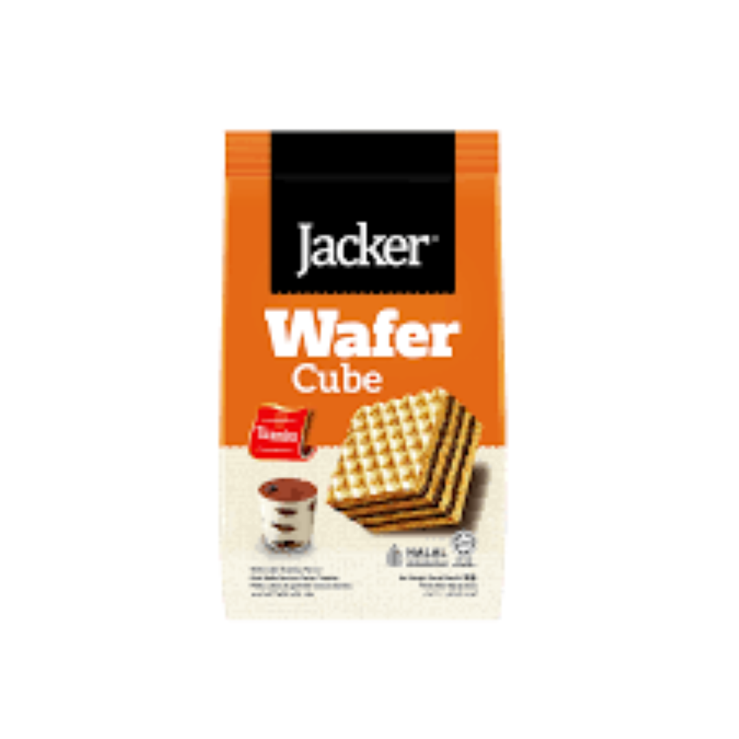 JACKER WAFER CUBE TIRAMISU 80G
